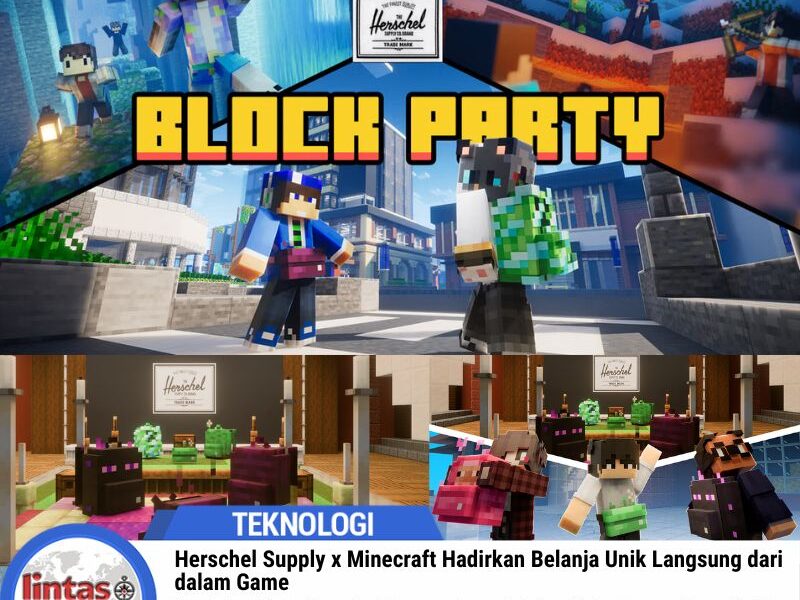 Herschel Supply x Minecraft Hadirkan Belanja Unik Langsung dari dalam Game