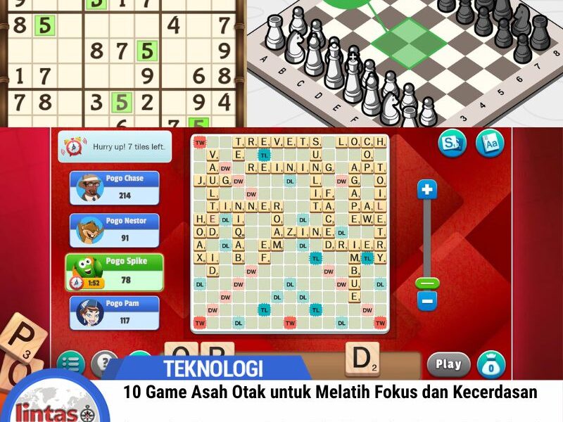 10 Game Asah Otak untuk Melatih Fokus dan Kecerdasan