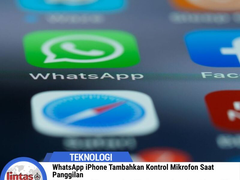 WhatsApp iPhone Tambahkan Kontrol Mikrofon Saat Panggilan