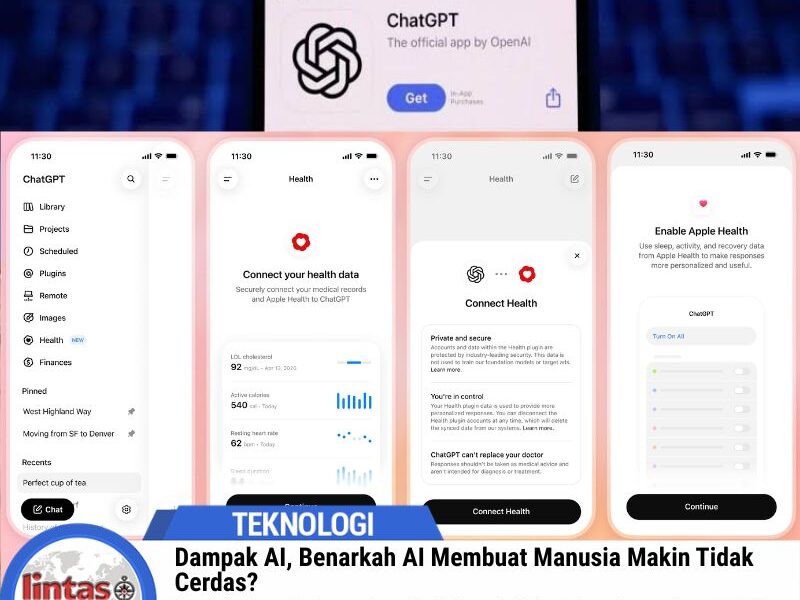 Dampak AI, Benarkah AI Membuat Manusia Makin Tidak Cerdas?