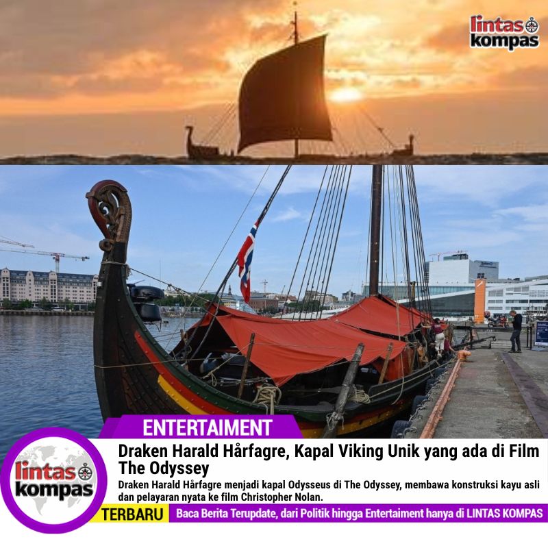 Draken Harald Hårfagre, Kapal Viking Unik di Film The Odyssey