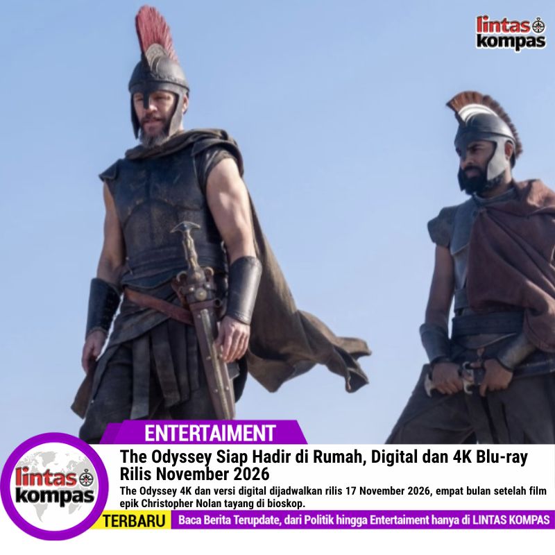 The Odyssey Siap Hadir di Rumah, Digital dan 4K Blu-ray Rilis November 2026