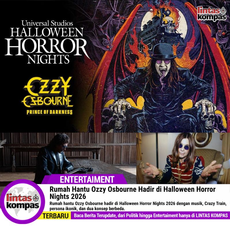 Rumah Hantu Ozzy Osbourne Hadir di Halloween Horror Nights 2026
