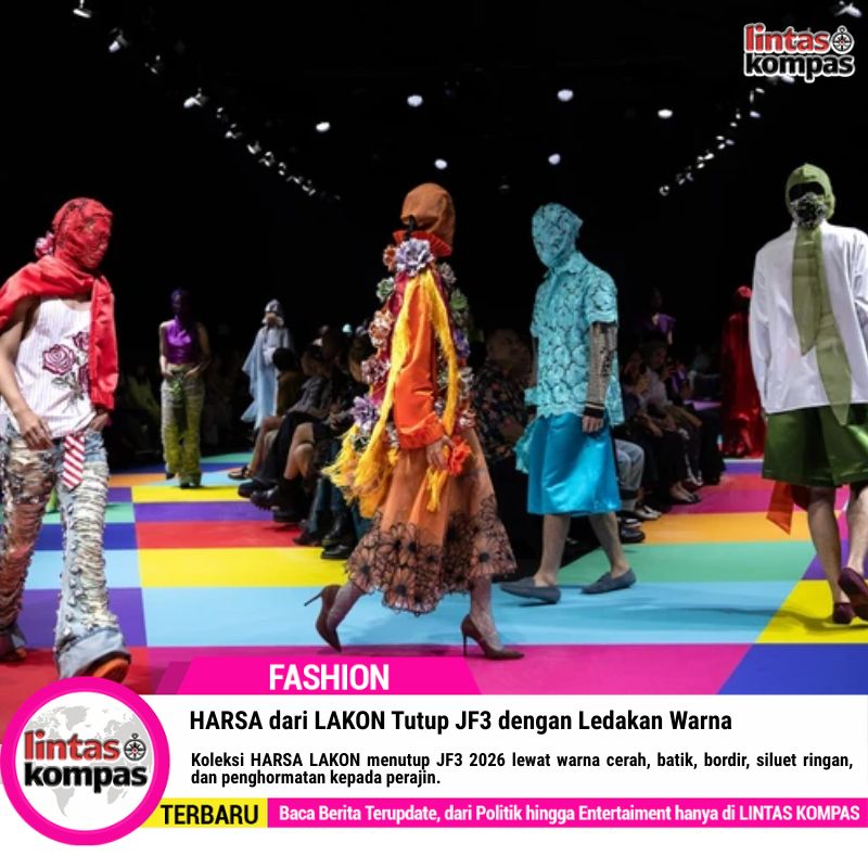HARSA dari LAKON Tutup JF3 dengan Ledakan Warna