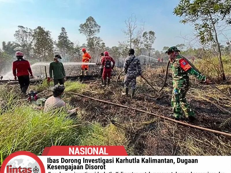 Ibas Dorong Investigasi Karhutla Kalimantan