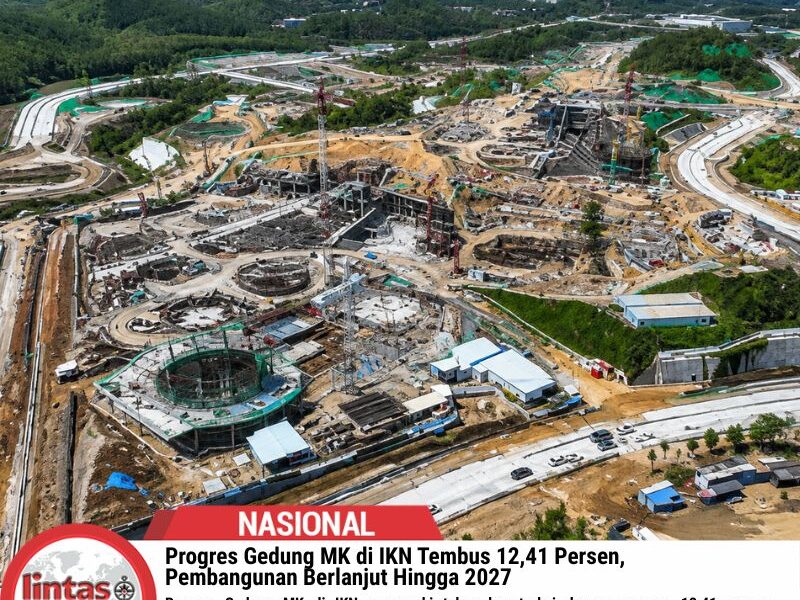 Progres Gedung MK di IKN Capai 12,41 Persen