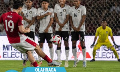 Gol Tendangan Bebas Thom Haye Antar Indonesia Menang