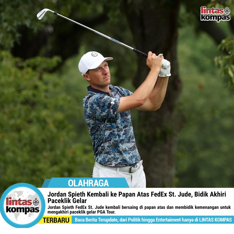 Jordan Spieth Bidik Gelar di FedEx St. Jude