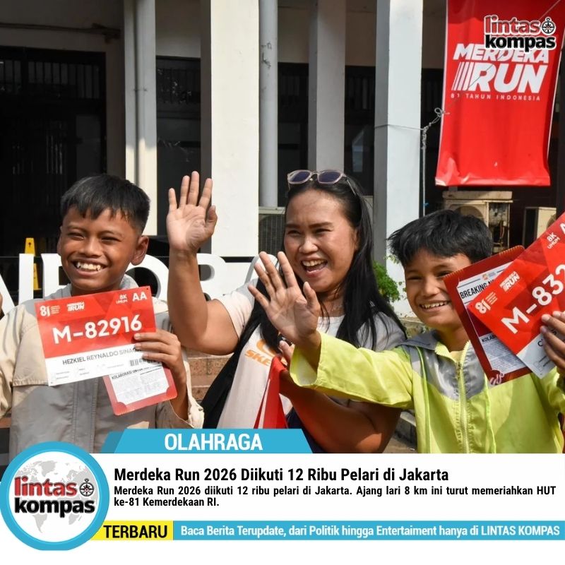 Merdeka Run 2026 Diikuti 12 Ribu Pelari di Jakarta