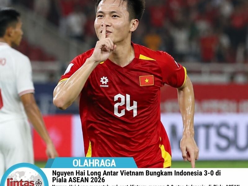 Nguyen Hai Long Bungkam Indonesia 3-0 di Piala ASEAN