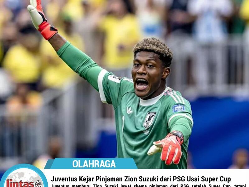 Juventus Kejar Pinjaman Zion Suzuki dari PSG Usai Super Cup