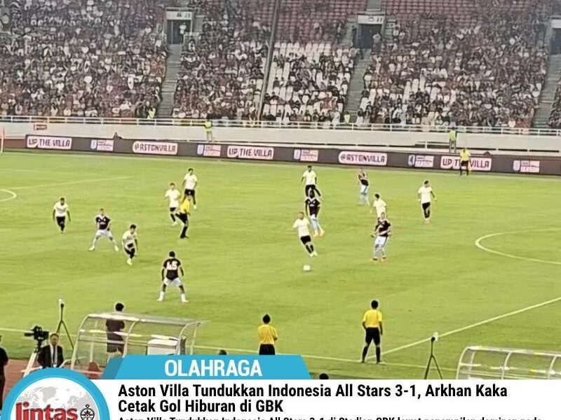 Aston Villa Tundukkan Indonesia All Stars 3-1 di GBK