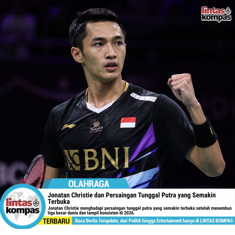 Jonatan Christie Hadapi Persaingan Tunggal Putra