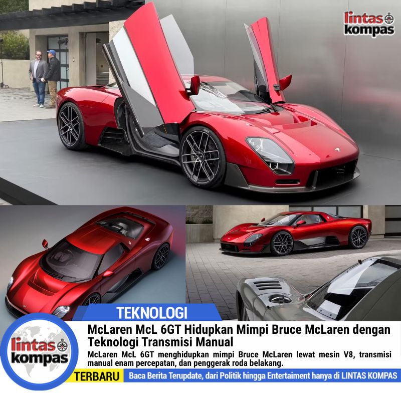 McLaren McL 6GT Hidupkan Mimpi Bruce McLaren dengan Teknologi Transmisi Manual