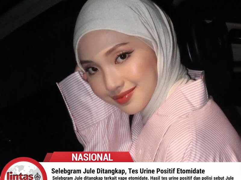 Selebgram Jule Ditangkap, Tes Urine Positif Etomidate