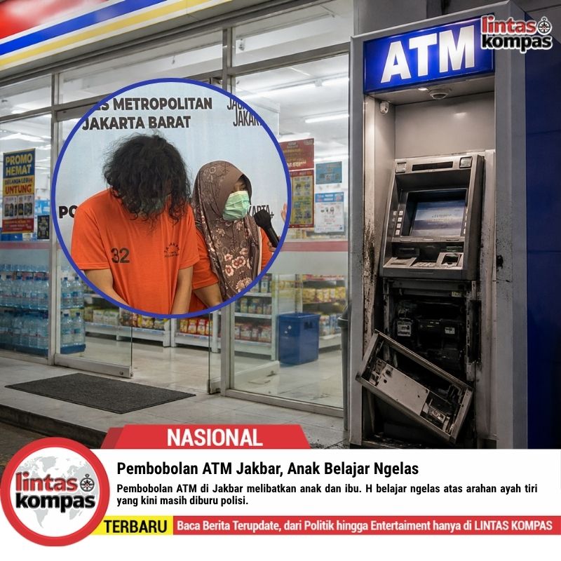 Pembobolan ATM Jakbar, Anak Belajar Ngelas