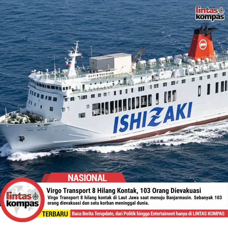 Virgo Transport 8 Hilang Kontak, 103 Orang Dievakuasi