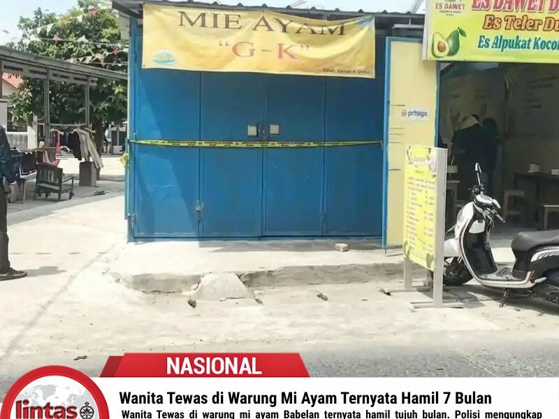 Wanita Tewas di Warung Mi Ayam Ternyata Hamil 7 Bulan