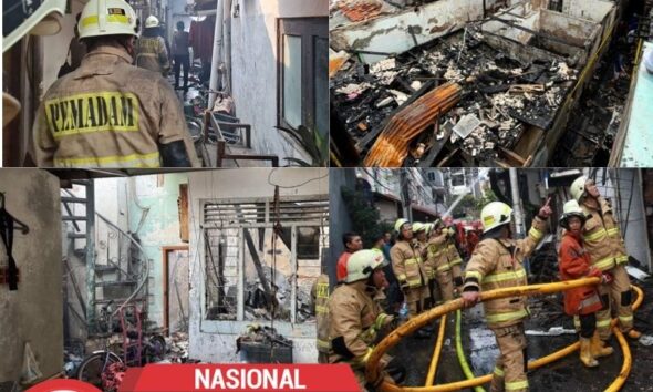 Kebakaran Permukiman Gambir Padam, 114 Rumah Terdampak