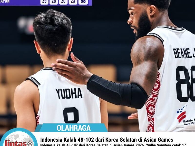Indonesia Kalah 48-102 dari Korea Selatan di Asian Games