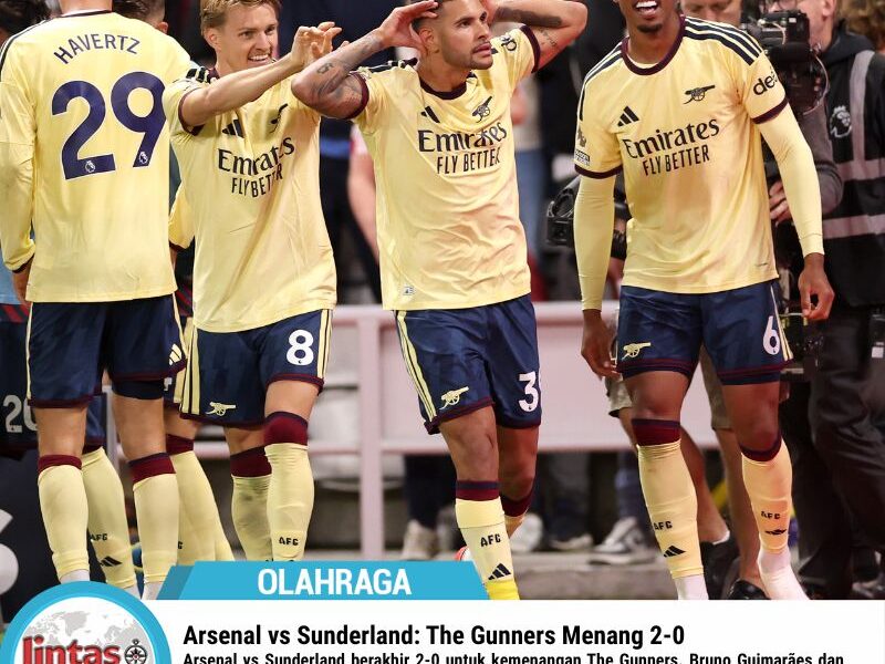 Arsenal vs Sunderland: The Gunners Menang 2-0