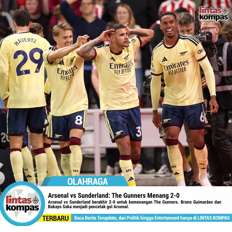 Arsenal vs Sunderland: The Gunners Menang 2-0