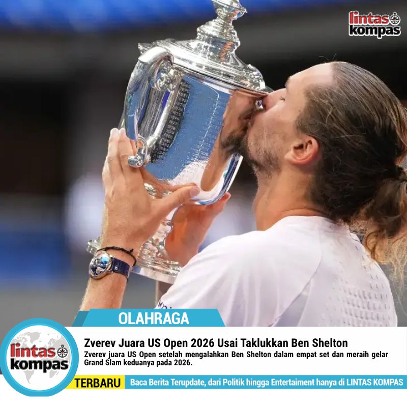 Zverev Juara US Open 2026 Usai Taklukkan Ben Shelton