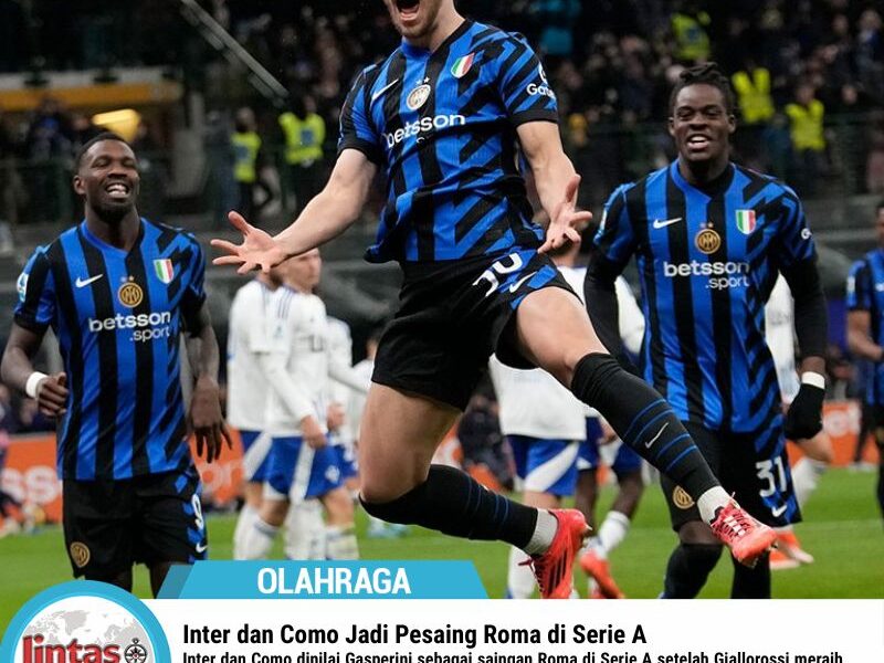 Inter dan Como Jadi Pesaing Roma di Serie A