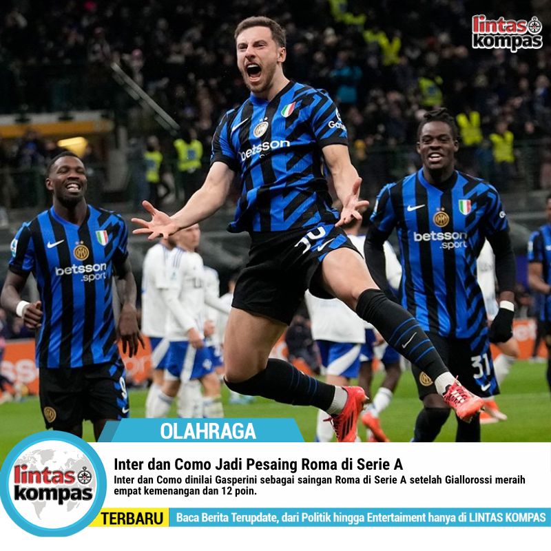 Inter dan Como Jadi Pesaing Roma di Serie A
