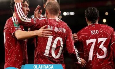 Liverpool Tekuk Tottenham 3-1 di Carabao Cup