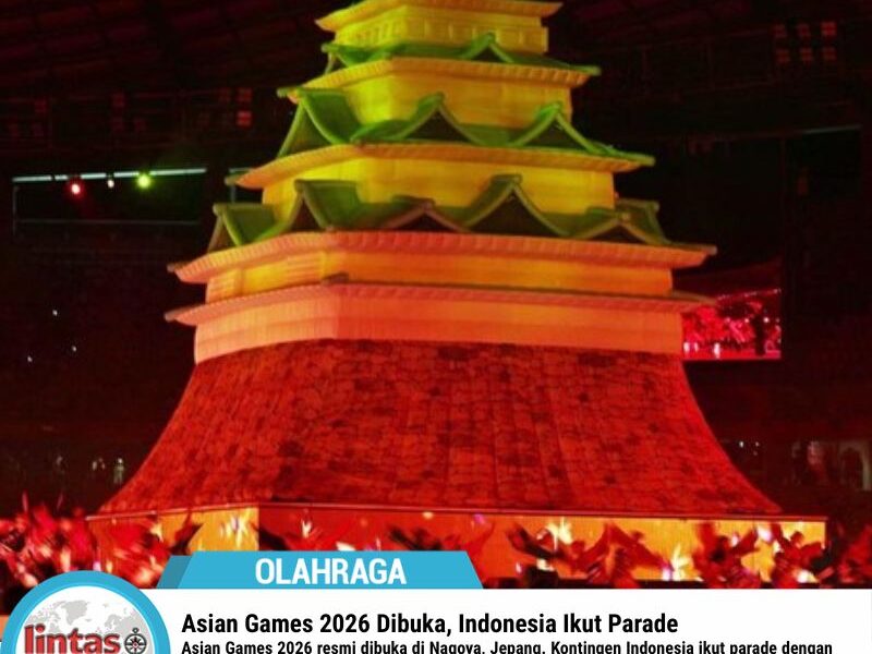 Asian Games 2026 Dibuka, Indonesia Ikut Parade