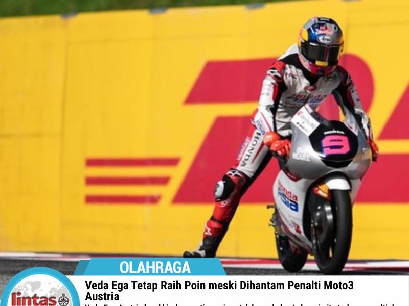 Veda Ega Tetap Raih Poin meski Dihantam Penalti Moto3 Austria