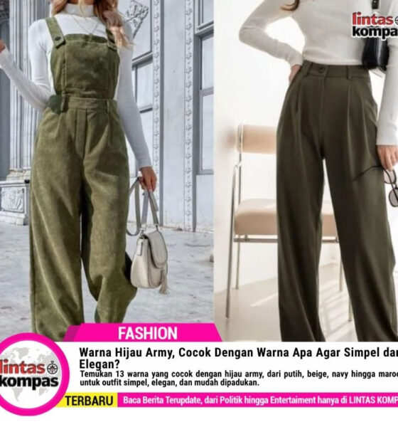 Warna Hijau Army Cocok