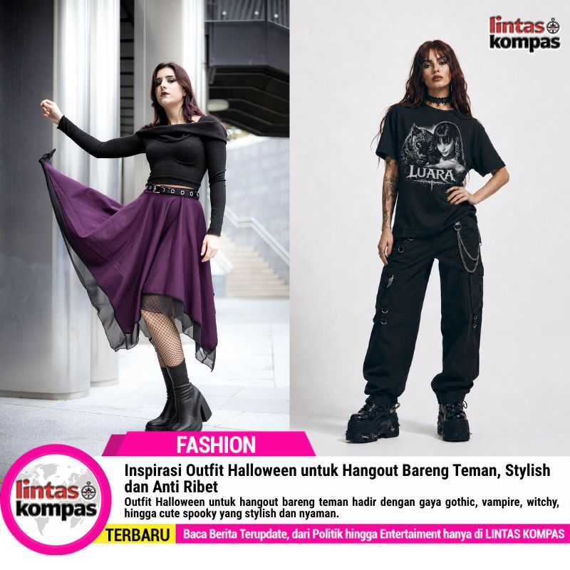 Inspirasi Outfit Halloween untuk Hangout Bareng Teman, Stylish dan Anti Ribet