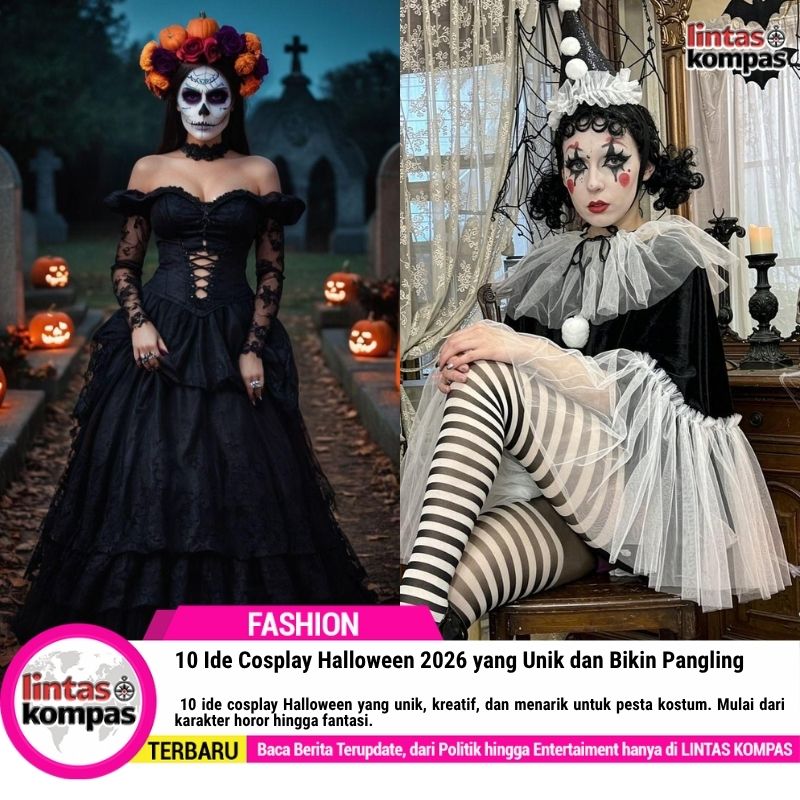 10 Ide Cosplay Halloween 2026 yang Unik dan Bikin Pangling