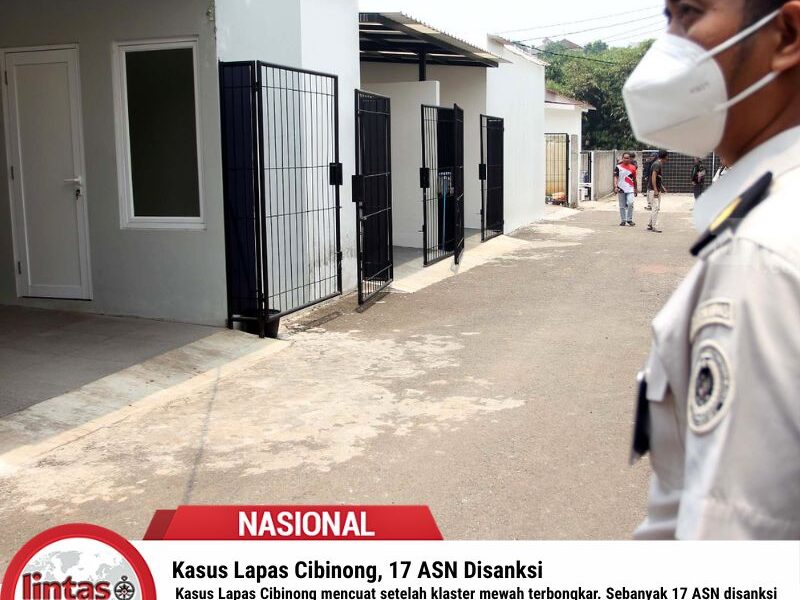 Kasus Lapas Cibinong, 17 ASN Disanksi