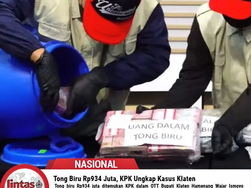 Tong Biru Rp934 Juta, KPK Ungkap Kasus Klaten