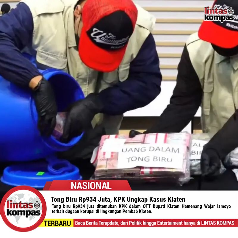 Tong Biru Rp934 Juta, KPK Ungkap Kasus Klaten