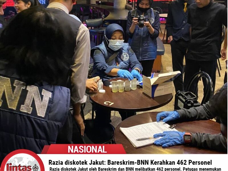 Razia diskotek Jakut: Bareskrim-BNN Kerahkan 462 Personel
