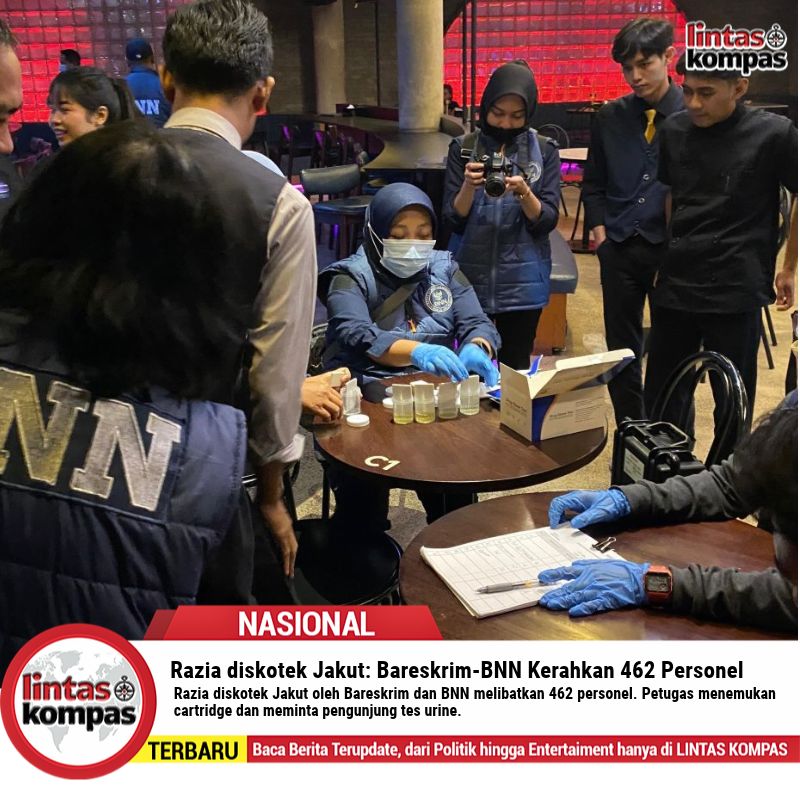 Razia diskotek Jakut: Bareskrim-BNN Kerahkan 462 Personel