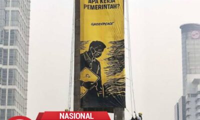 Greenpeace Bundaran HI Soroti Krisis Iklim dan Biaya Hidup