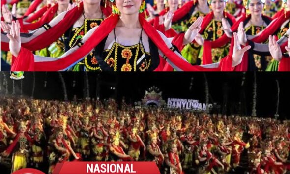 Siswi Sekolah Rakyat di Gandrung Sewu 2026