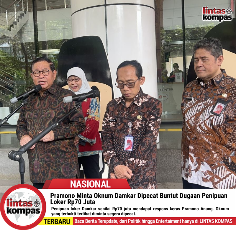 Pramono Minta Oknum Damkar Dipecat Buntut Dugaan Penipuan Loker Rp70 Juta