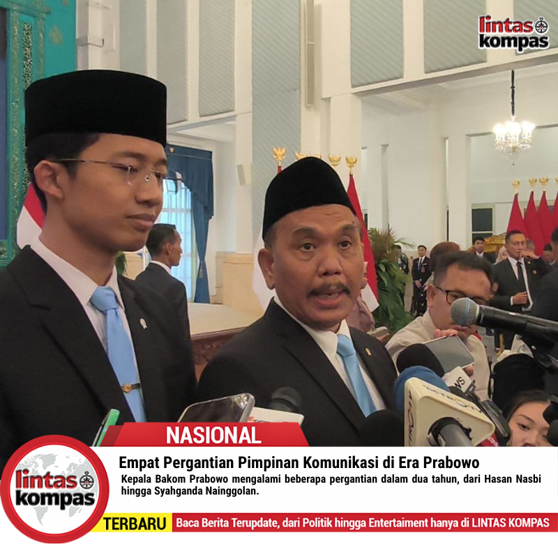 Kepala Bakom Prabowo Berganti Empat Kali dalam Dua Tahun