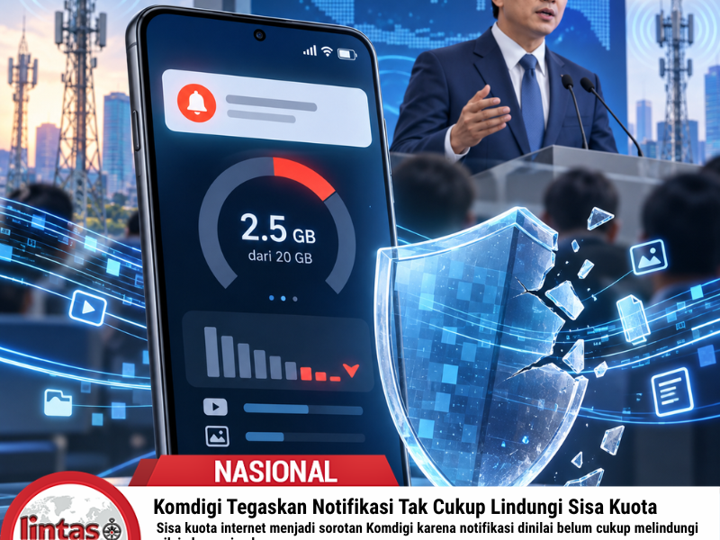 Komdigi Tegaskan Notifikasi Tak Cukup Lindungi Sisa Kuota