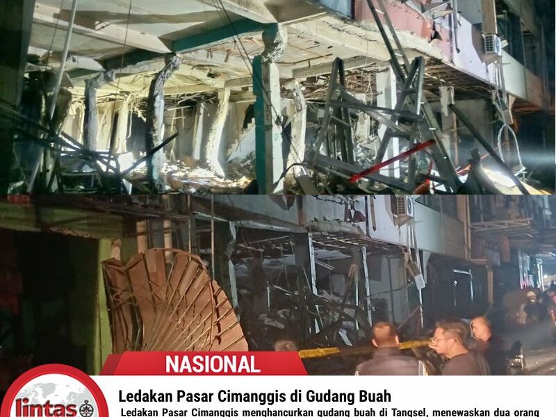 Ledakan Pasar Cimanggis di Gudang Buah