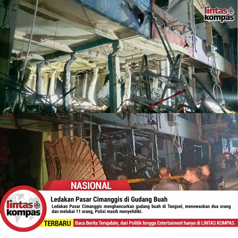 Ledakan Pasar Cimanggis di Gudang Buah