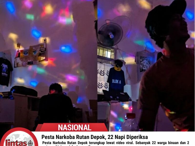 Pesta Narkoba Rutan Depok, 22 Napi Diperiksa