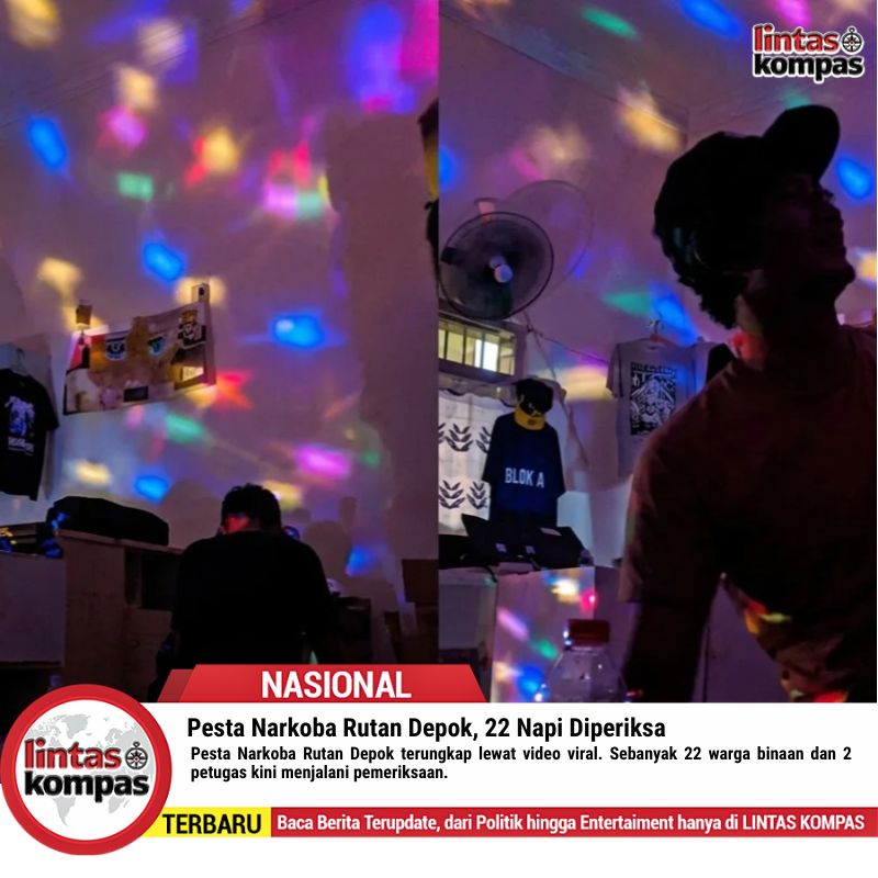 Pesta Narkoba Rutan Depok, 22 Napi Diperiksa