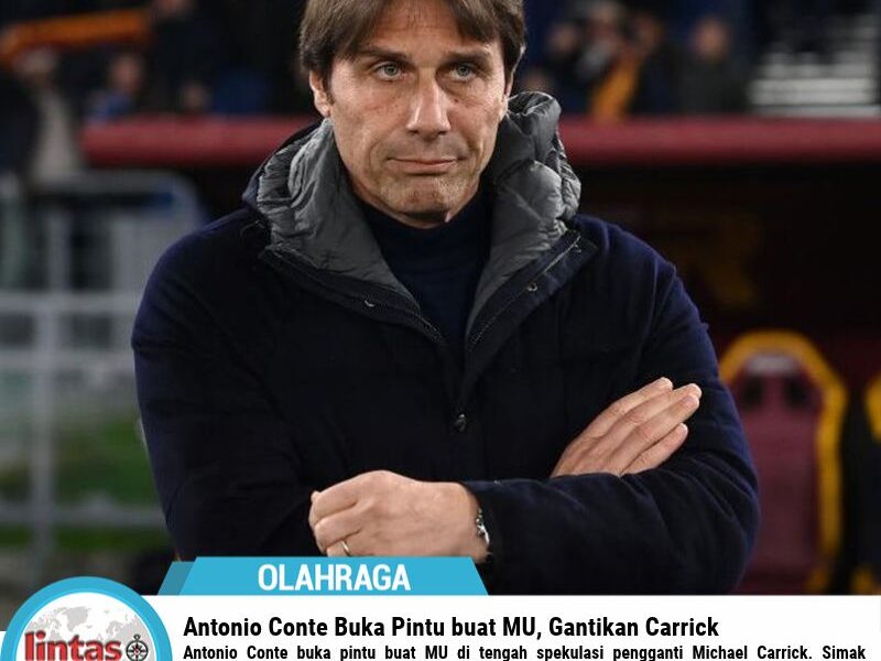 Antonio Conte Buka Pintu buat MU, Gantikan Carrick